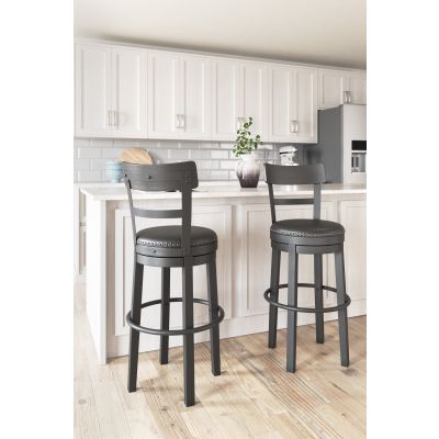 Valebeck Black Counter Stool