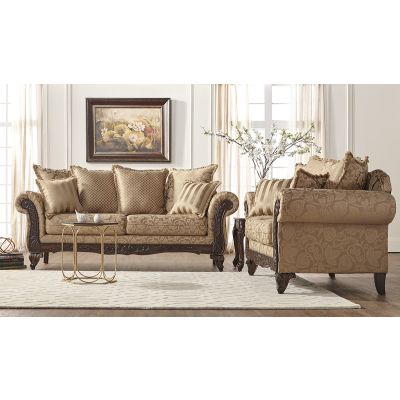 Safari Khaki Loveseat