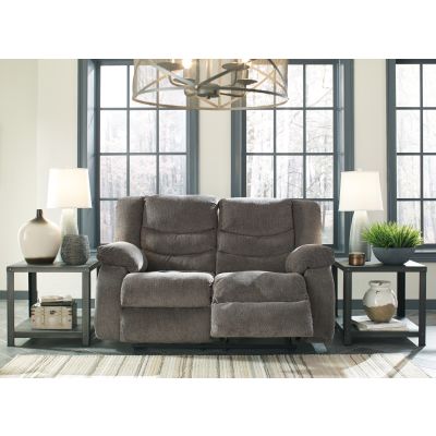 Tulen Grey Reclining Loveseat