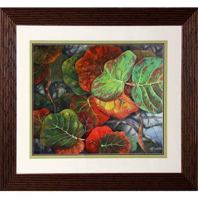 36" x 42" Tropical Leaves Wall Art
