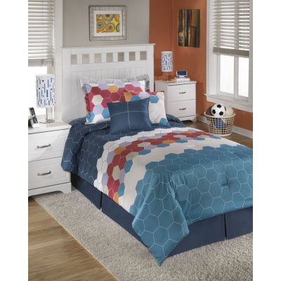 Ashley Volley 5 Piece Twin Top of Bed Set