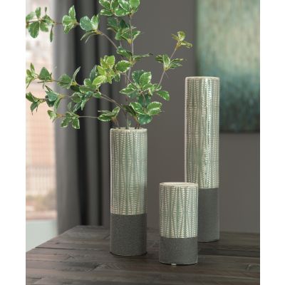 Elwood 3 Piece Ceramic Vase Set
