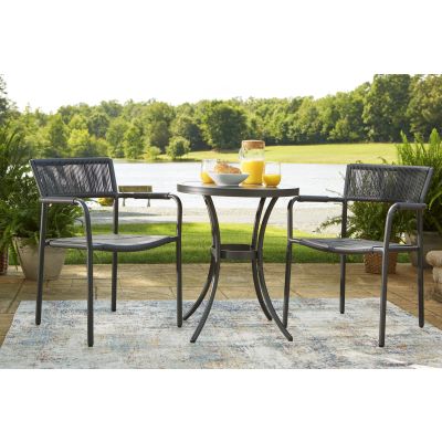 Crystal Breeze 3 Piece Table and Two Chairs