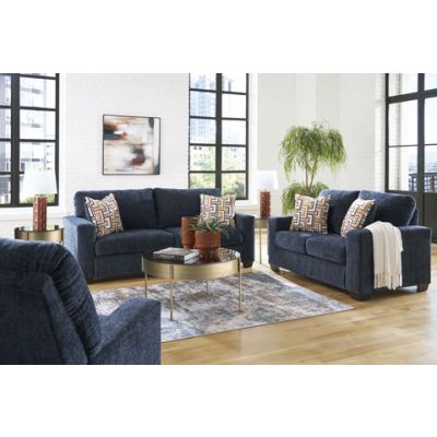 Aviemore 3 Piece Ink Sofa, Loveseat and Rocker Recliner