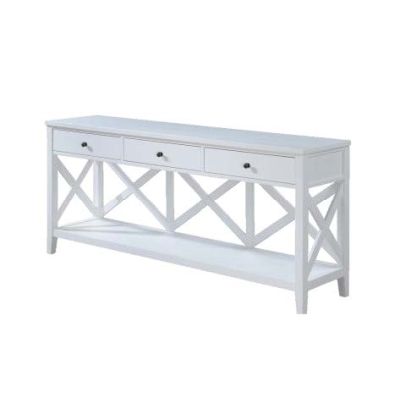 Summer White Console Table