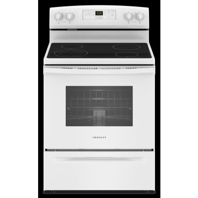 Crosley 30" 4 Burner White Electric Range