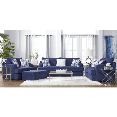 Cameo Navy 3 Piece Sofa, Loveseat and Chair
