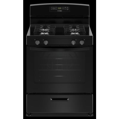Conservator 30" 4 Burner Black Range with LP Conversion Kit