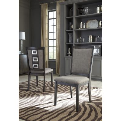 Chandon Gray Upholstered Side Chair