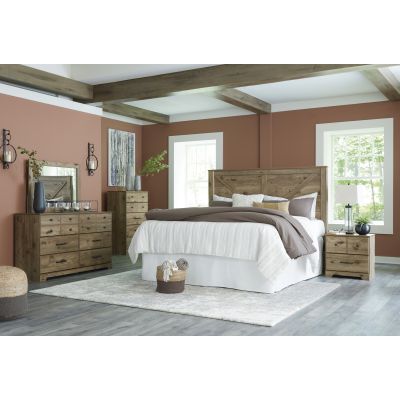 Shurlee 6 Piece Panel Headboard Bedroom
