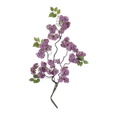 Floral Branch 37”H Polyester