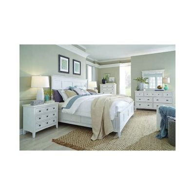 Heron Cove 7 Piece White Queen Bedroom with 1 Nightstand