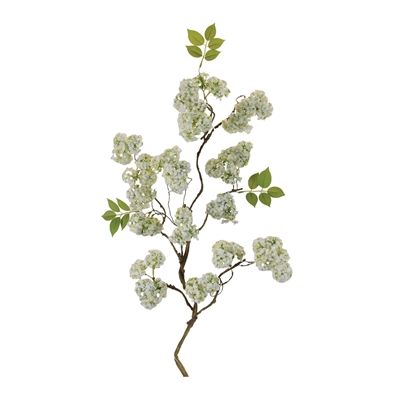 Floral Branch 37”H Polyester