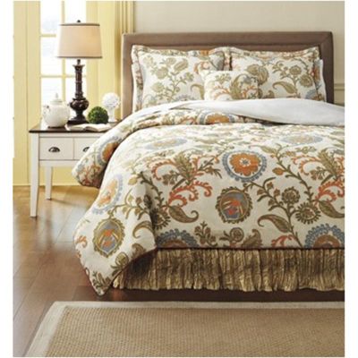 Centerdel Ivory 5 Piece Top of Bed Set