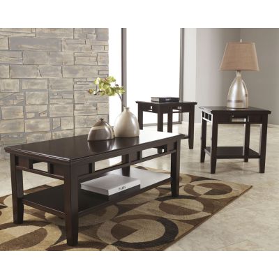Logan Dark Brown End Table