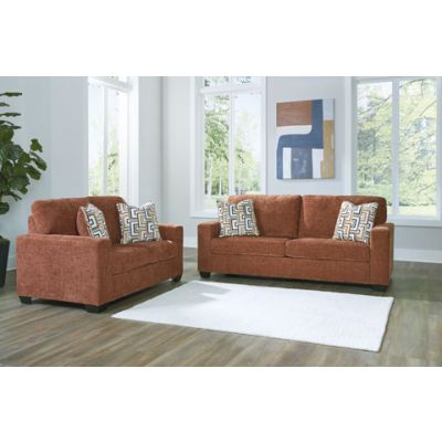 Aviemore 2 Piece Spice Sofa and Loveseat