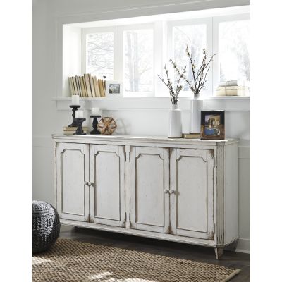 Mirimyn Antique White Accent Cabinet