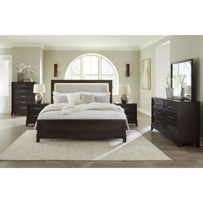 Neymorton 7 Piece Upholstered Panel Bedroom