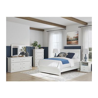 Bostwick 7 Piece Twin Panel Bedroom