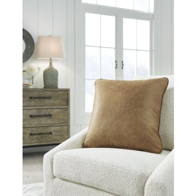 Cortnie 20" x 20" Caramel Pillow