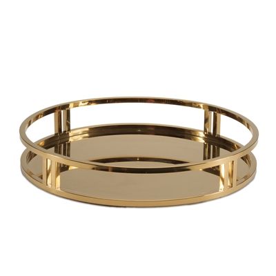 Round Tray 19.5”D Stainless Steel
