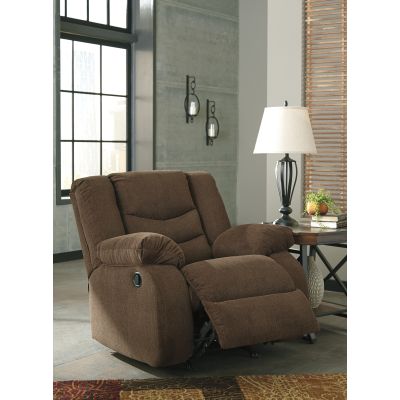 Tulen Chocolate Rocker Recliner
