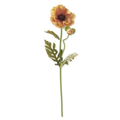 25.5 Inch Light Orange Real Touch Poppy