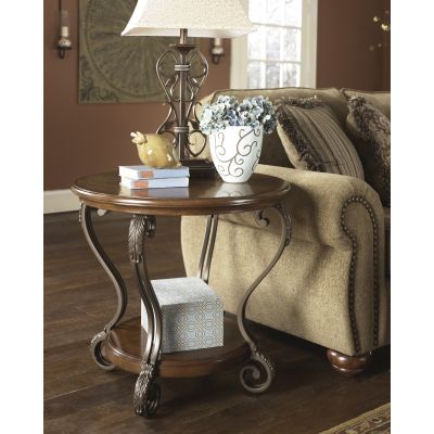 Nestor Medium Brown End Table