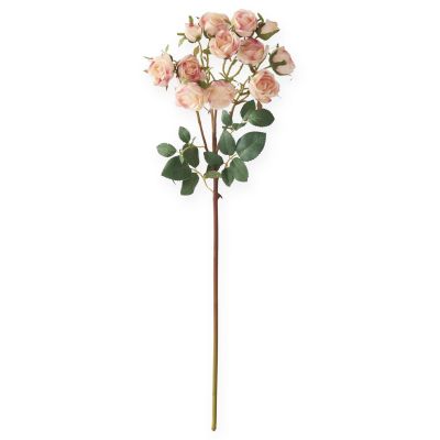 25 Inch Light Pink Rose Spray