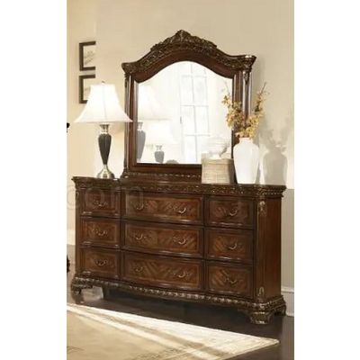 King Arthur Dark Walnut Mirror