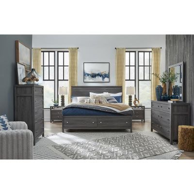 Merrifield 8 Piece Black Queen Storage Bedroom