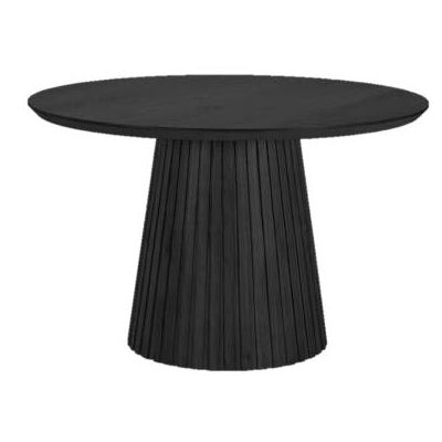 Halo 5 Piece Black Round Dinette with 4 Chairs