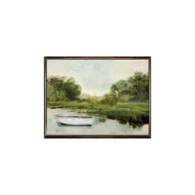 Gentle River Moor Painting in Frame
