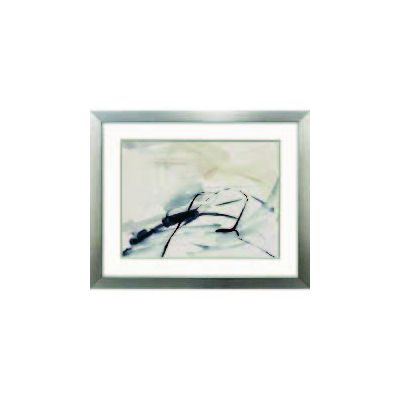Indigo Markings III Painting in Frame