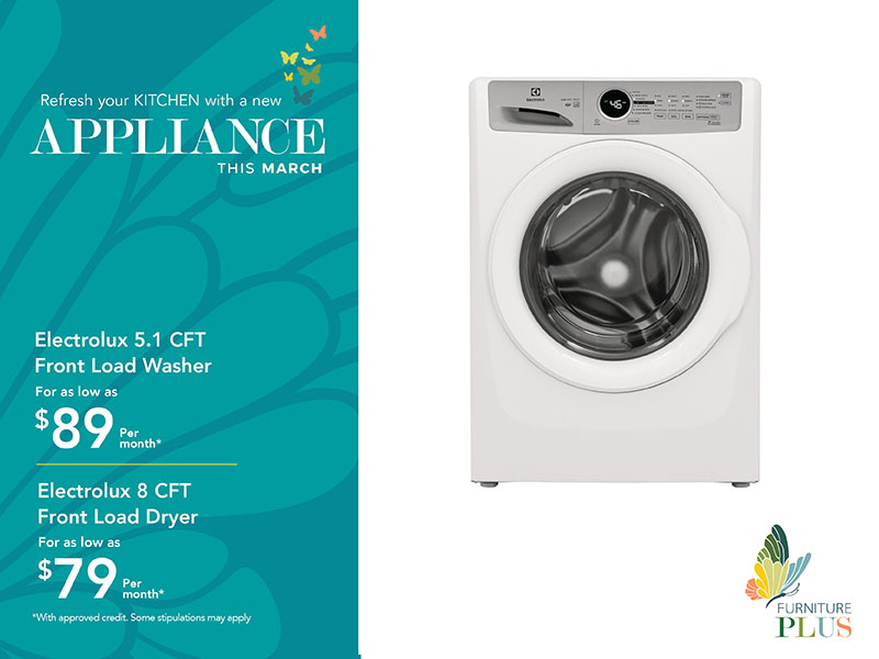 Electrolux 5cft washing machine