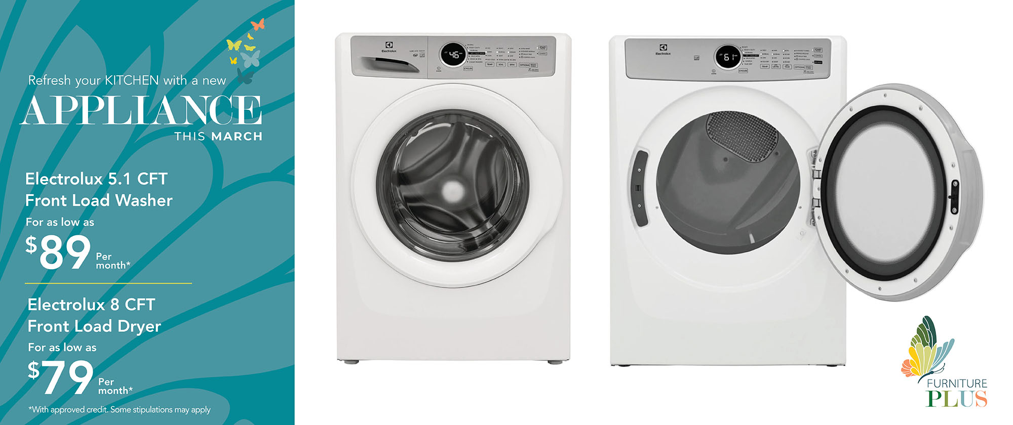Electrolux 5cft washing machine